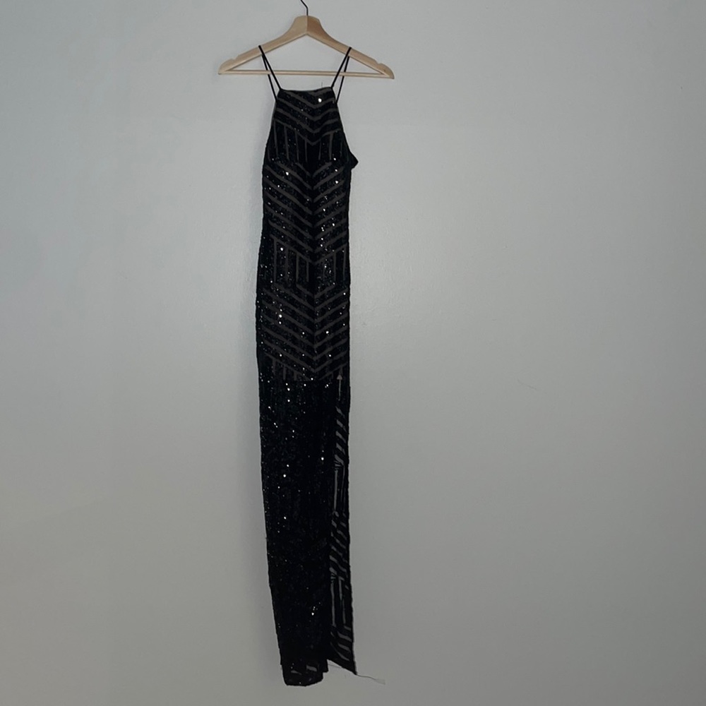 Long black sequin dress 🖤✨